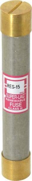 Cooper Bussmann - 600 VAC, 15 Amp, Time Delay Renewable Fuse - Fuse Holder Mount, 127mm OAL, 10 (RMS) kA Rating, 13/16" Diam - Caliber Tooling