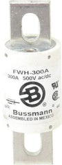 Cooper Bussmann - 500 VAC/VDC, 300 Amp, Fast-Acting Semiconductor/High Speed Fuse - Bolt-on Mount, 4-11/32" OAL, 200 (RMS Symmetrical), 50 at DC kA Rating, 1-1/2" Diam - Caliber Tooling