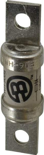 Cooper Bussmann - 500 VAC/VDC, 90 Amp, Fast-Acting Semiconductor/High Speed Fuse - Bolt-on Mount, 3-5/8" OAL, 200 (RMS Symmetrical), 50 at DC kA Rating, 0.947" Diam - Caliber Tooling