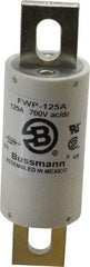 Cooper Bussmann - 700 VAC/VDC, 125 Amp, Fast-Acting Semiconductor/High Speed Fuse - Stud Mount Mount, 5-3/32" OAL, 200 (RMS), 50 at DC kA Rating, 1-1/2" Diam - Caliber Tooling