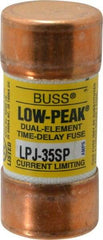 Cooper Bussmann - 300 VDC, 600 VAC, 35 Amp, Time Delay General Purpose Fuse - Fuse Holder Mount, 2-3/8" OAL, 100 at DC, 300 at AC (RMS) kA Rating, 1-1/16" Diam - Caliber Tooling