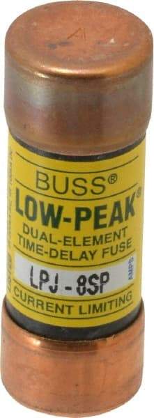 Cooper Bussmann - 300 VDC, 600 VAC, 8 Amp, Time Delay General Purpose Fuse - Fuse Holder Mount, 2-1/4" OAL, 100 at DC, 300 at AC (RMS) kA Rating, 13/16" Diam - Caliber Tooling