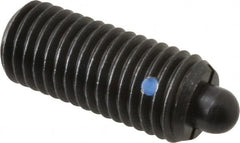 Gibraltar - 3/4-10, 1-3/4" Thread Length, 5/16" Plunger Projection, Steel Threaded Spring Plunger - 0.374" Max Plunger Diam, 1-3/4" Plunger Length, 6.7 Lb Init End Force, 37.3 Lb Final End Force - Caliber Tooling