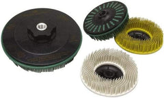 3M - 7" 50 Grit Ceramic Straight Disc Brush - Coarse Grade, 7/8" Trim Length, 7/8" Arbor Hole - Caliber Tooling