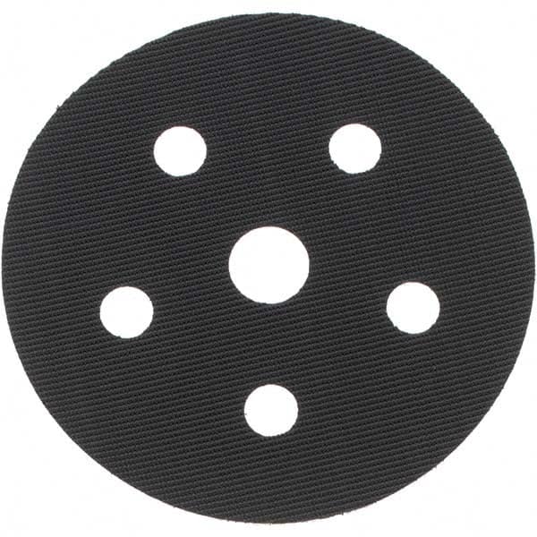 Dynabrade - 5" Diam, Round, Hook & Loop Face, Conversion Backing Pad - Random Orbital Sander Compatible, Adhesive/PSA Back, Vacuum Pad - Caliber Tooling