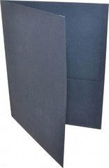 UNIVERSAL - 11" Long x 8-1/2" Wide Leatherette Two-Pocket Portfolios - Dark Blue - Caliber Tooling