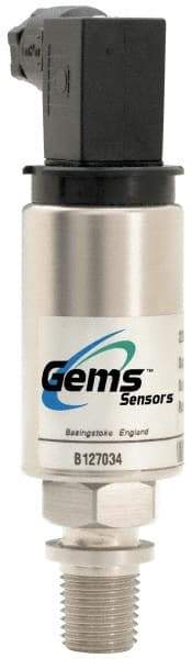 Gems Sensors - 120 Max psi, General Purpose Industrial Pressure Transducer - 1/4" Thread - Caliber Tooling