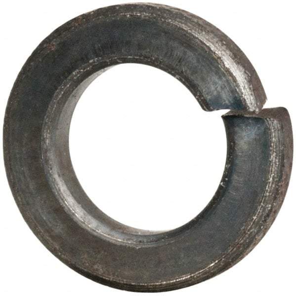 Value Collection - #10, 0.193" ID, 0.056" Thick Split Lock Washer - Grade 2 Spring Steel, Uncoated, 0.193" Min ID, 0.2" Max ID, 0.35" Max OD - Caliber Tooling