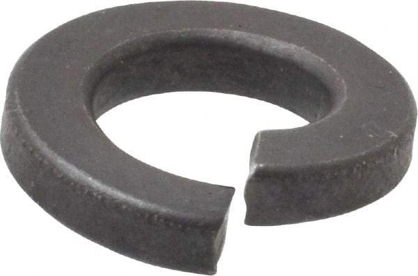 Value Collection - 3/8", 0.377" ID, 0.115" Thick Split Lock Washer - Grade 2 Spring Steel, Uncoated, 0.377" Min ID, 0.385" Max ID, 0.688" Max OD - Caliber Tooling