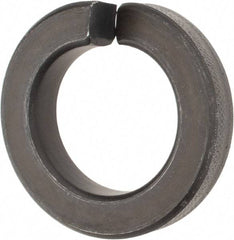 Value Collection - 1-3/8", 1.379" ID, 0.422" Thick Split Lock Washer - Grade 8 Spring Steel, Uncoated, 1.379" Min ID, 1.408" Max ID, 2.301" Max OD - Caliber Tooling