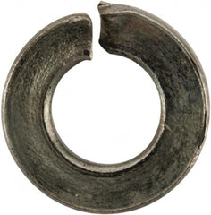 Value Collection - #3, 0.101" ID, 0.034" Thick Split Lock Washer - Grade 2 Spring Steel, Zinc-Plated Finish, 0.101" Min ID, 0.107" Max ID, 0.239" Max OD - Caliber Tooling