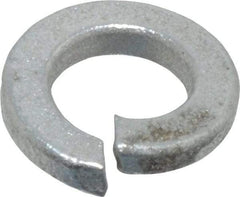 Value Collection - #10, 0.193" ID, 0.056" Thick Split Lock Washer - Grade 2 Spring Steel, Zinc-Plated Finish, 0.193" Min ID, 0.2" Max ID, 0.35" Max OD - Caliber Tooling