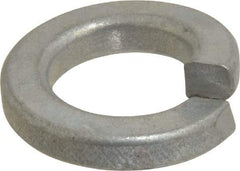 Value Collection - 1/2", 0.502" ID, 0.151" Thick Split Lock Washer - Grade 2 Spring Steel, Zinc-Plated Finish, 0.502" Min ID, 0.512" Max ID, 0.879" Max OD - Caliber Tooling