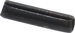 Made in USA - 1/16" Diam x 1/4" Long Slotted Spring Pin - Grade 1070-1090 Alloy Steel, Black Oxide Finish - Caliber Tooling