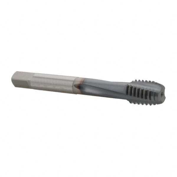 OSG - 7/16-14 UNC 3 Flute Modified Bottoming Spiral Flute Tap - Powdered Metal, TiCN Finish, 3-5/32" OAL, Right Hand Flute, Right Hand Thread, H5, Series EXOTAP VC-10TI - Caliber Tooling