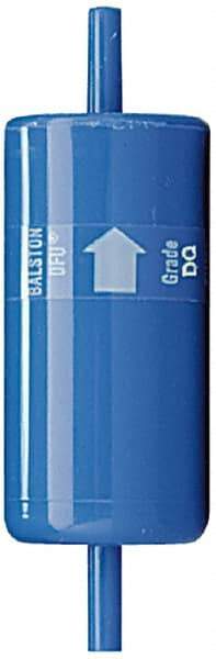 Parker - 1/4" Outlet, 125 Max psi, Inline Filters, Regulators & Lubricators - 7.3 CFM, Disposable Gas or Liquid Filter, 4-1/2" Long - Caliber Tooling