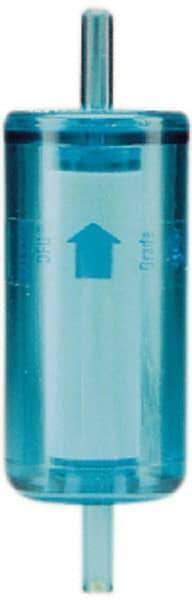 Parker - 1/4" Outlet, 125 Max psi, Inline Filters, Regulators & Lubricators - 7.3 CFM, Disposable Gas or Liquid Filter, 4-1/2" Long - Caliber Tooling