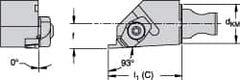 Kennametal - Right Hand, Indexable Grooving Tool Holder - NS Insert Compatibility - Caliber Tooling