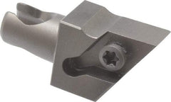 Kennametal - Right Hand Cut, Size KM12, DC.. Insert Compatiblity, External Modular Turning & Profiling Cutting Unit Head - 8mm Ctr to Cutting Edge, 20mm Head Length, Through Coolant, Series Screw-On - Caliber Tooling