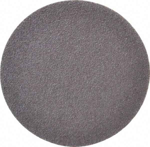 Norton - 5" Diam, 36 Grit Aluminum Oxide Adhesive PSA Disc - Very Coarse, Maroon, X Weighted Cloth Backing, Flexible - Caliber Tooling