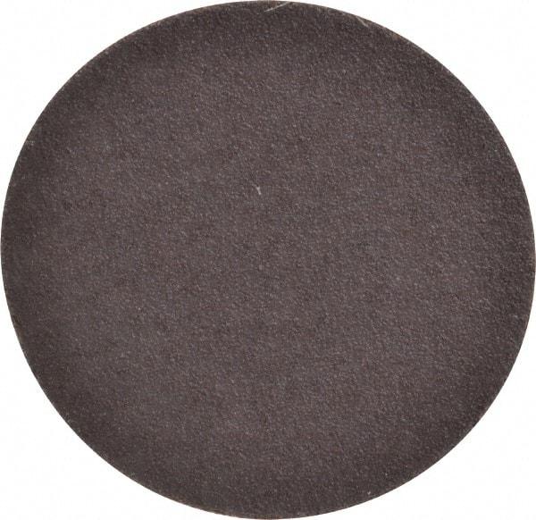 Norton - 5" Diam, 40 Grit Aluminum Oxide Adhesive PSA Disc - Very Coarse, Maroon, X Weighted Cloth Backing, Flexible - Caliber Tooling