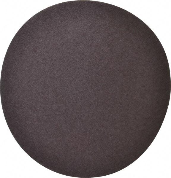 Norton - 8" Diam, 60 Grit Aluminum Oxide Adhesive PSA Disc - Coarse Grade, Maroon, X Weighted Backing, Flexible - Caliber Tooling