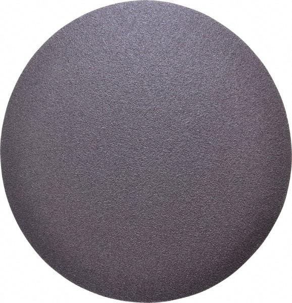 Norton - 12" Diam, 40 Grit Aluminum Oxide Adhesive PSA Disc - Very Coarse, Brown, X Weighted Cloth Backing, Flexible - Caliber Tooling