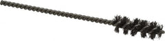 Weiler - 3/8" Diam Helical Steel Tube Brush - 0.008" Filament Diam, 1" Brush Length, 3-1/2" OAL, 1/8" Diam Stainless Steel Shank - Caliber Tooling