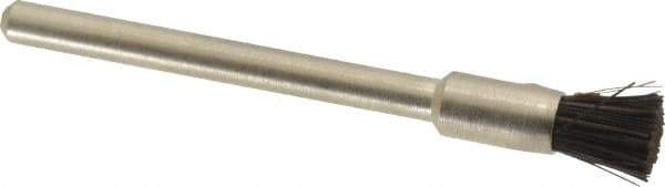 Weiler - 3/16" Brush Diam, Crimped, End Brush - 1/8" Diam Shank, 37,000 Max RPM - Caliber Tooling