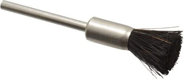 Weiler - 5/16" Brush Diam, End Brush - 1/8" Diam Shank, 25,000 Max RPM - Caliber Tooling