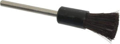 Weiler - 5/16" Brush Diam, End Brush - 1/8" Diam Shank, 25,000 Max RPM - Caliber Tooling