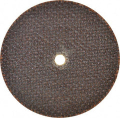 Norton - 3" 60 Grit Aluminum Oxide Cutoff Wheel - 0.06" Thick, 1/4" Arbor, 25,465 Max RPM, Use with Die Grinders - Caliber Tooling