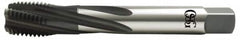 OSG - 1-5/8 - 8 UNS 6 Flute 2B Modified Bottoming Spiral Flute Tap - Vanadium High Speed Steel, Oxide Finish, 200mm OAL, Right Hand Flute, Right Hand Thread, Series 13014 - Caliber Tooling