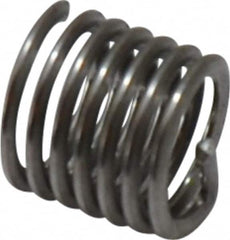 Heli-Coil - M3.5x0.60 Metric Coarse, 5.3mm OAL, Free Running Helical Insert - 6-3/8 Free Coils, Tanged, 304 Stainless Steel, Bright Finish, 1-1/2D Insert Length - Exact Industrial Supply