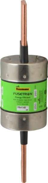 Cooper Bussmann - 250 VAC/VDC, 400 Amp, Time Delay General Purpose Fuse - Bolt-on Mount, 8-5/8" OAL, 20 at DC, 200 (RMS) kA Rating, 2-1/16" Diam - Caliber Tooling