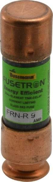 Cooper Bussmann - 125 VDC, 250 VAC, 9 Amp, Time Delay General Purpose Fuse - Fuse Holder Mount, 50.8mm OAL, 20 at DC, 200 (RMS) kA Rating, 9/16" Diam - Caliber Tooling