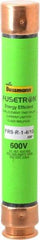 Cooper Bussmann - 300 VDC, 600 VAC, 1.4 Amp, Time Delay General Purpose Fuse - Fuse Holder Mount, 127mm OAL, 20 at DC, 200 (RMS) kA Rating, 13/16" Diam - Caliber Tooling