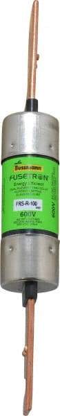 Cooper Bussmann - 300 VDC, 600 VAC, 100 Amp, Time Delay General Purpose Fuse - Bolt-on Mount, 7-7/8" OAL, 20 at DC, 200 (RMS) kA Rating, 1-5/16" Diam - Caliber Tooling