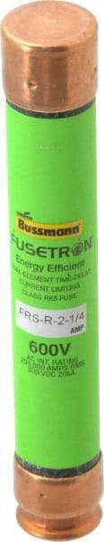 Cooper Bussmann - 300 VDC, 600 VAC, 2.25 Amp, Time Delay General Purpose Fuse - Fuse Holder Mount, 127mm OAL, 20 at DC, 200 (RMS) kA Rating, 13/16" Diam - Caliber Tooling