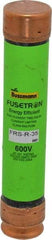 Cooper Bussmann - 250 VDC, 600 VAC, 35 Amp, Time Delay General Purpose Fuse - Fuse Holder Mount, 5-1/2" OAL, 20 at DC, 200 (RMS) kA Rating, 1-1/16" Diam - Caliber Tooling