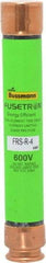 Cooper Bussmann - 300 VDC, 600 VAC, 4 Amp, Time Delay General Purpose Fuse - Fuse Holder Mount, 127mm OAL, 20 at DC, 200 (RMS) kA Rating, 13/16" Diam - Caliber Tooling