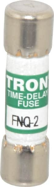 Cooper Bussmann - 500 VAC, 2 Amp, Time Delay General Purpose Fuse - Fuse Holder Mount, 1-1/2" OAL, 10 at AC kA Rating, 13/32" Diam - Caliber Tooling