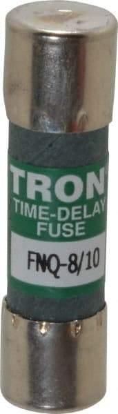 Cooper Bussmann - 500 VAC, 0.8 Amp, Time Delay General Purpose Fuse - Fuse Holder Mount, 1-1/2" OAL, 10 at AC kA Rating, 13/32" Diam - Caliber Tooling