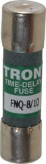 Cooper Bussmann - 500 VAC, 0.8 Amp, Time Delay General Purpose Fuse - Fuse Holder Mount, 1-1/2" OAL, 10 at AC kA Rating, 13/32" Diam - Caliber Tooling