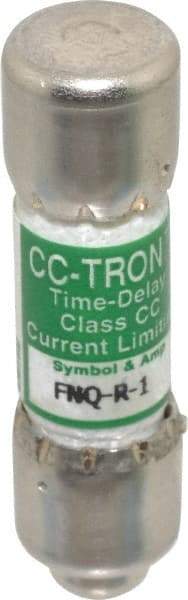 Cooper Bussmann - 300 VDC, 600 VAC, 1 Amp, Time Delay General Purpose Fuse - Fuse Holder Mount, 1-1/2" OAL, 200 at AC (RMS) kA Rating, 13/32" Diam - Caliber Tooling