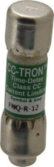 Cooper Bussmann - 300 VDC, 600 VAC, 12 Amp, Time Delay General Purpose Fuse - Fuse Holder Mount, 1-1/2" OAL, 200 at AC (RMS) kA Rating, 13/32" Diam - Caliber Tooling