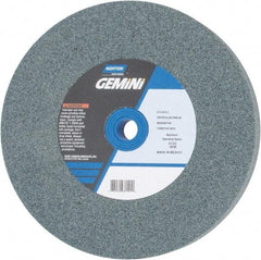 Norton - 80 Grit Silicon Carbide Bench & Pedestal Grinding Wheel - 6" Diam x 1" Hole x 3/4" Thick, 4140 Max RPM, Medium Grade - Caliber Tooling