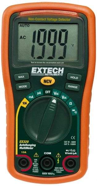 Extech - 5 Piece, Digital Multimeter Kit - 1,000 & 750 Volt Max, 10 Max Amp - Caliber Tooling