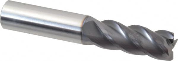 ProMax - 1/2" Diam 4 Flute Solid Carbide 0.015" Corner Radius End Mill - Caliber Tooling