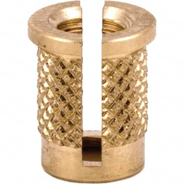 E-Z LOK - Press Fit Threaded Inserts Type: Flanged For Material Type: Plastic - Caliber Tooling